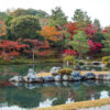 嵯峨嵐山 天龍寺、紅葉、日本庭園、11月秋、京都府京都市の観光・撮影スポットの名所